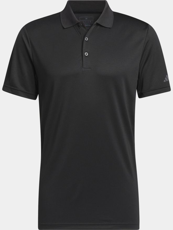 adidas Golf Performance Primegreen half-sleeve polo black