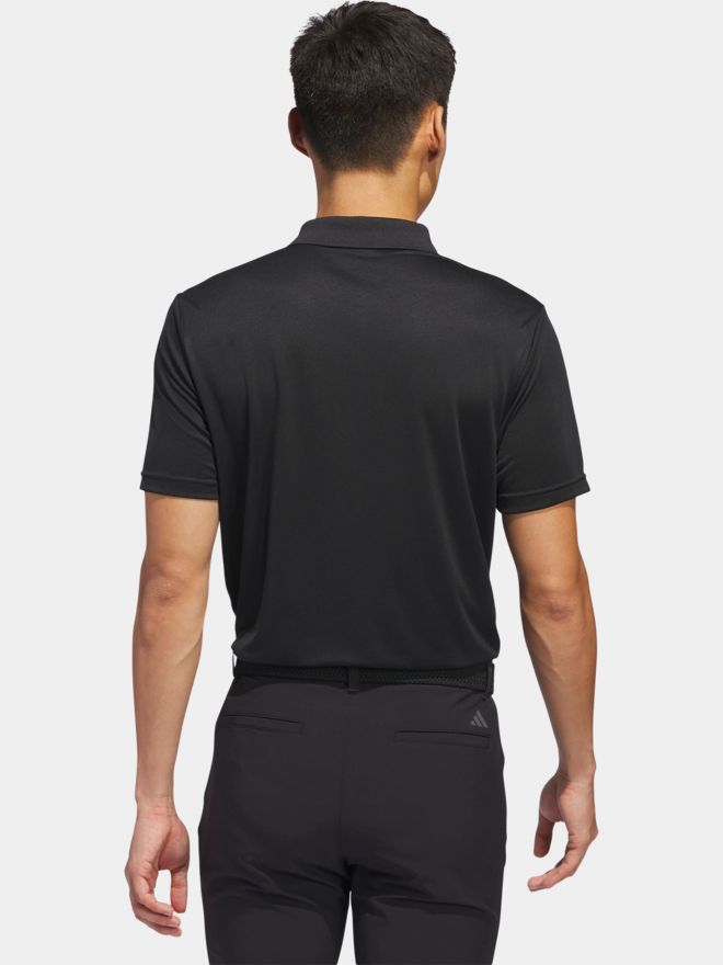 adidas Golf Performance Primegreen half-sleeve polo black