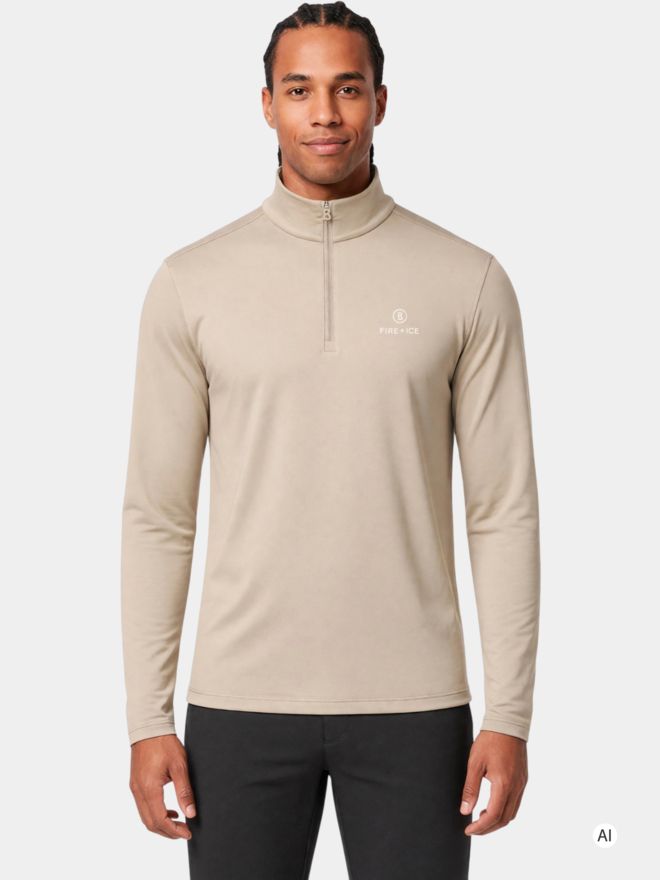 Fire and Ice PASCAL Stretch Midlayer ecru