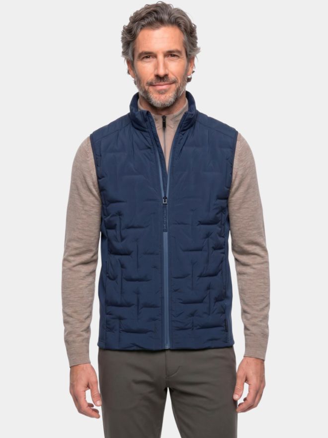 Daniel Springs Hybrid Softshell Thermo Weste navy