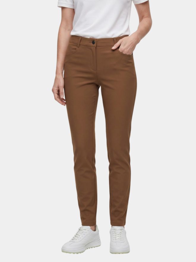 Valiente MILLA Techno Stretch lang Hose braun