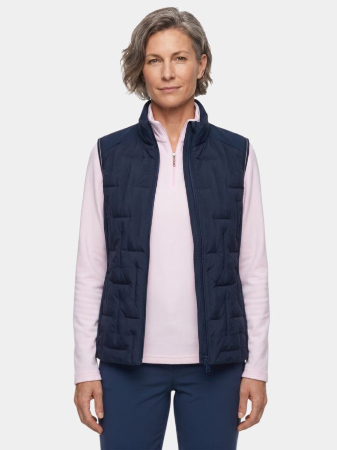 Valiente Hybrid Softshell Thermo Weste navy