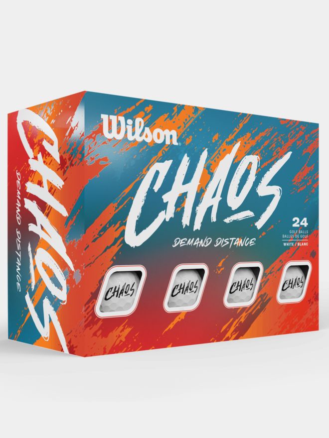 Wilson Chaos 24 balení bílá