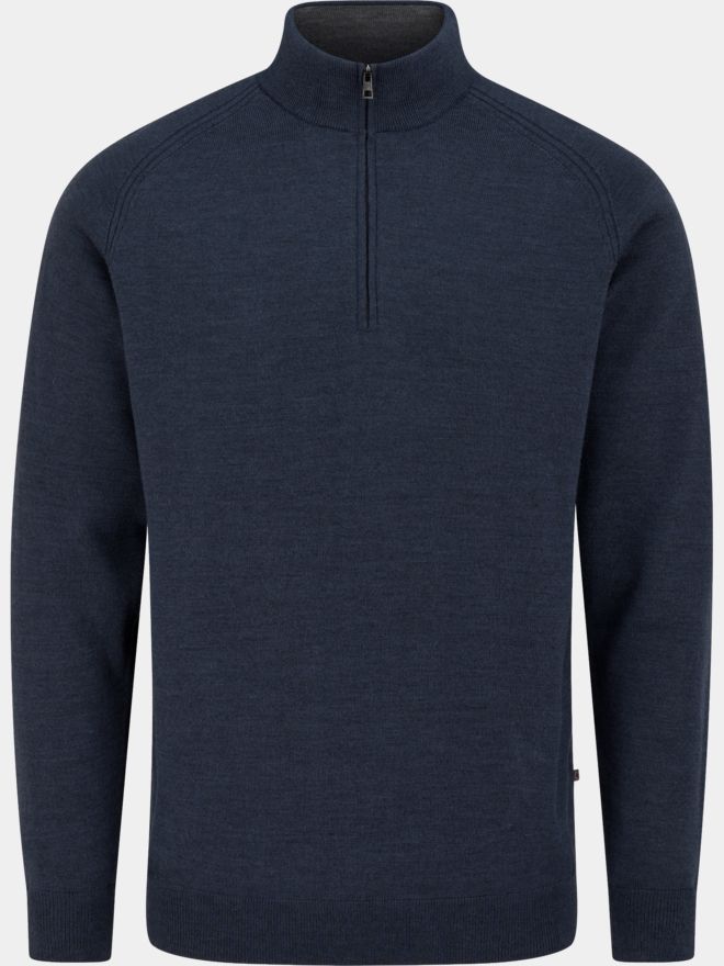 Ping Hugh Windstopp Strick navy