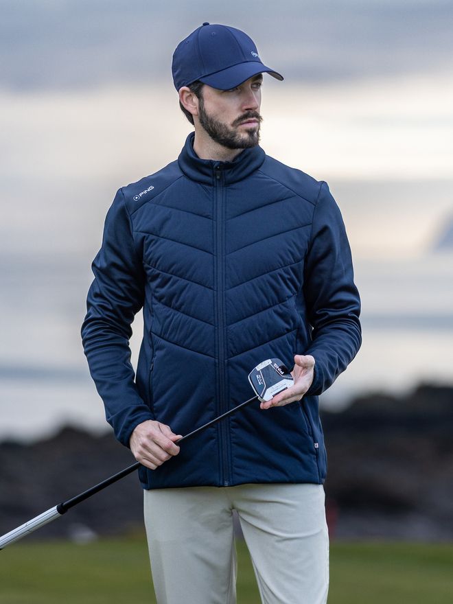 Ping Ivan Hybrid Stretch Jacke navy
