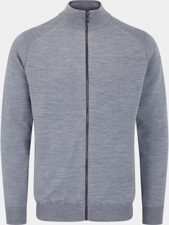 Ping Murphy Full Zip Sweater grau