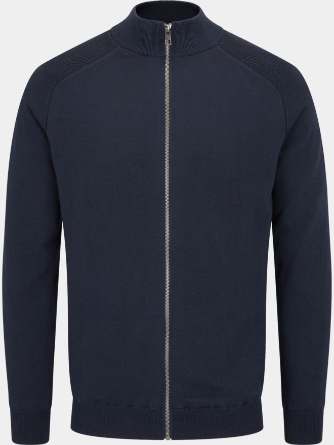 Ping Murphy Full Zip Sweater navy