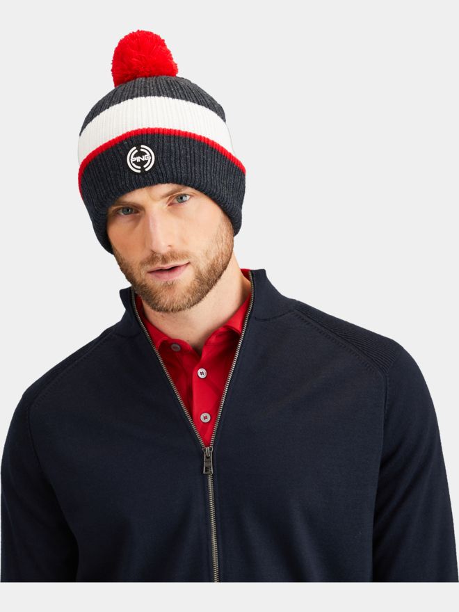 Ping Murphy Full Zip Sweater navy