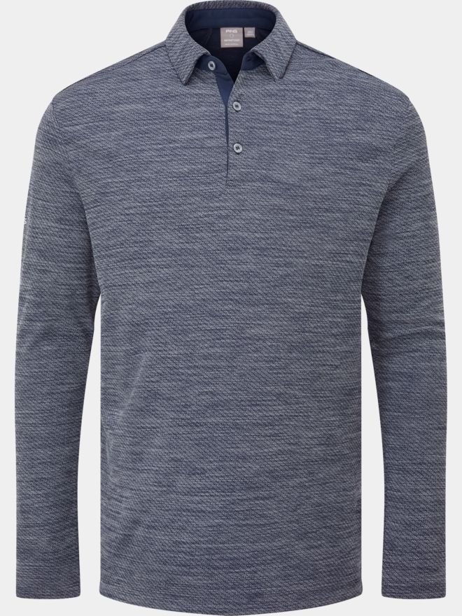 Ping Creek Sleeve Polo Shirt navy