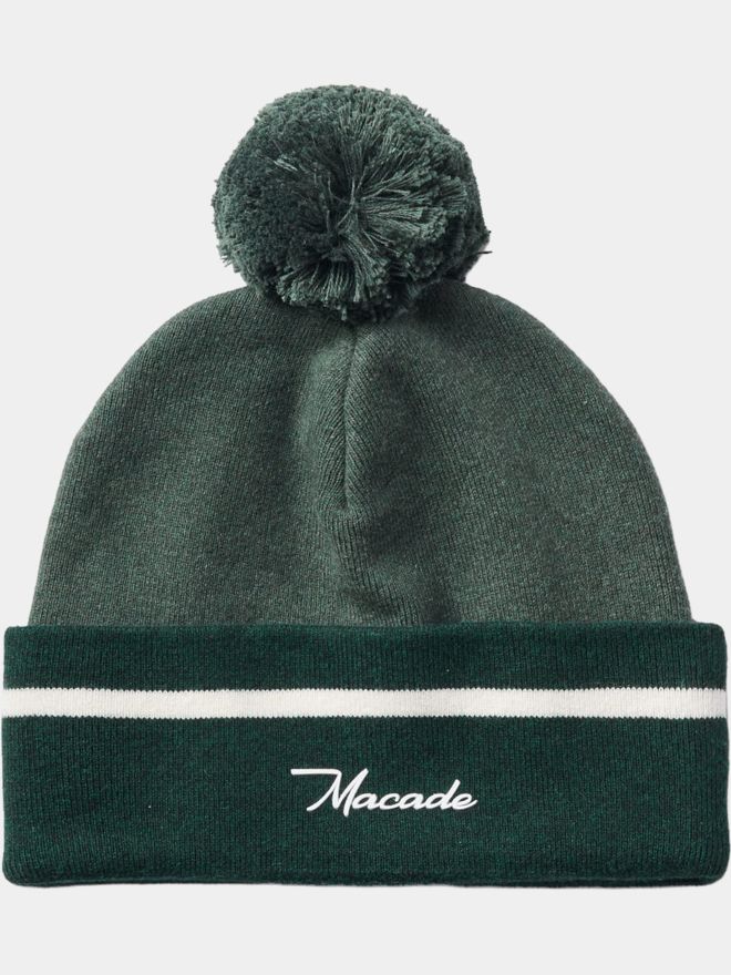 Macade Golf Beanie Muetze grün