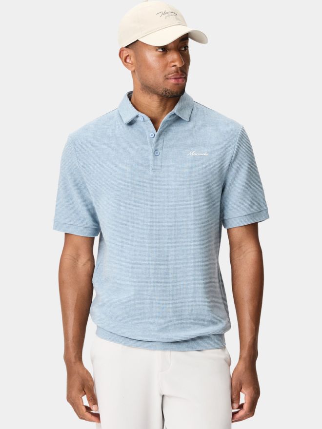 Macade Golf Clayton Core Shirt Halbarm Polo blau