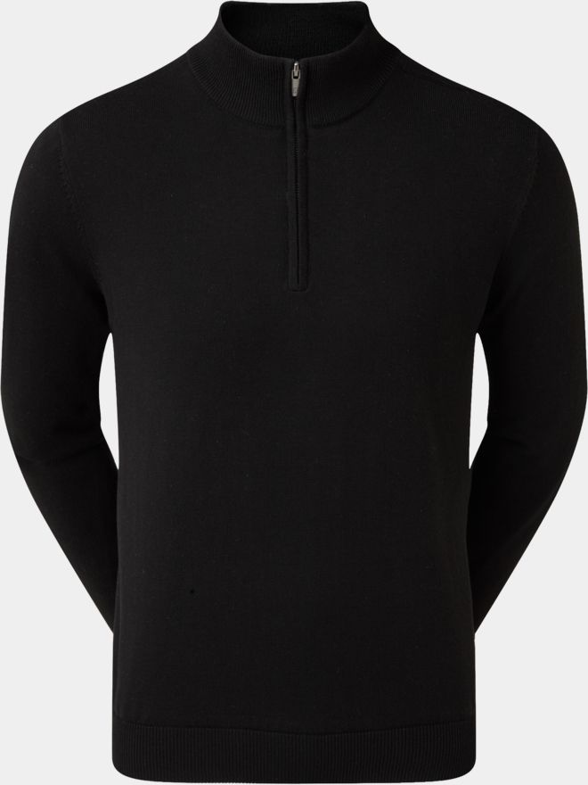 FootJoy WOOLBLND LINED Strick Windstopp schwarz