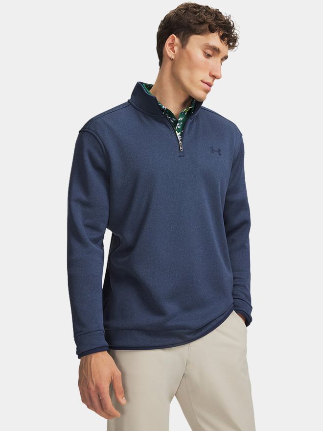 Under Armour Sweater Fleece QZ Thermo Midlayer blau
