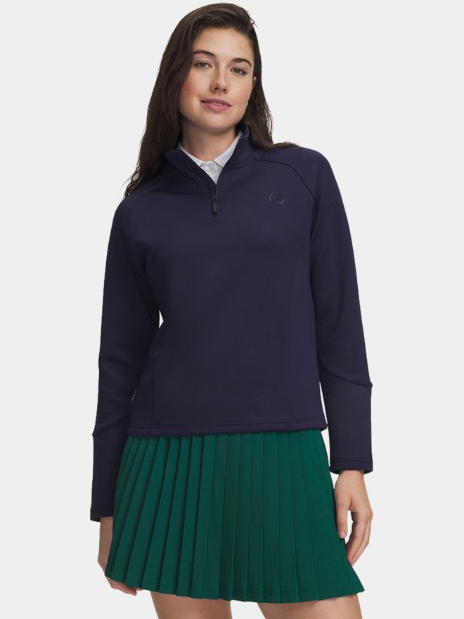 Under Armour Drive 1/4 Zip Stretch Midlayer navy