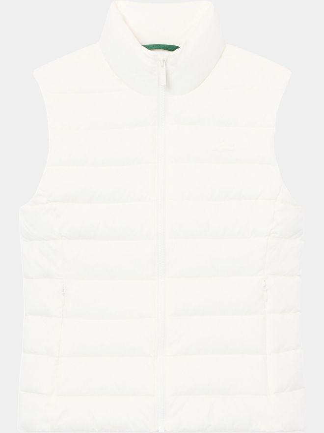 Lacoste PUFFER Thermo Weste weiß