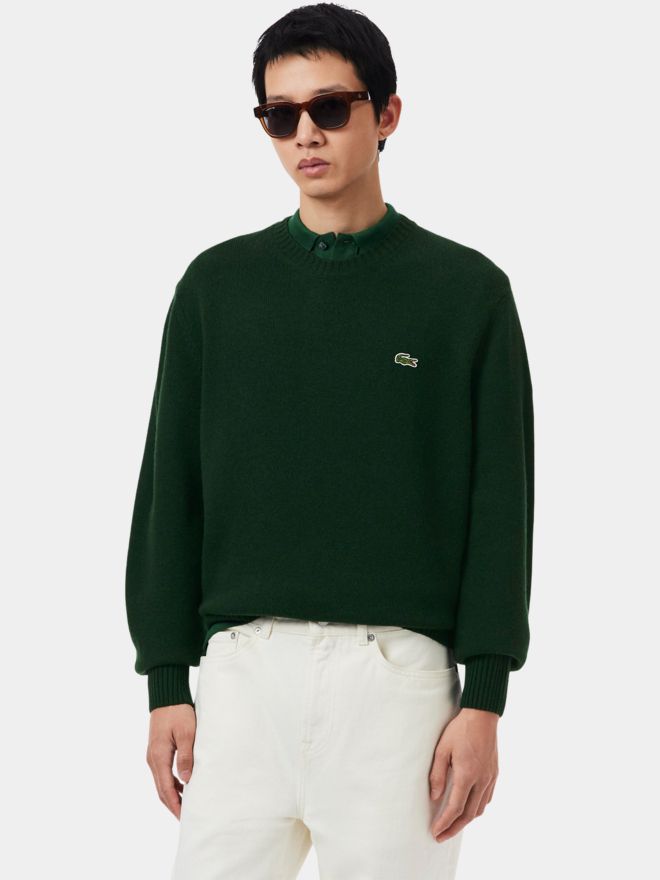 Lacoste CREWNECKS Pullover Strick grün