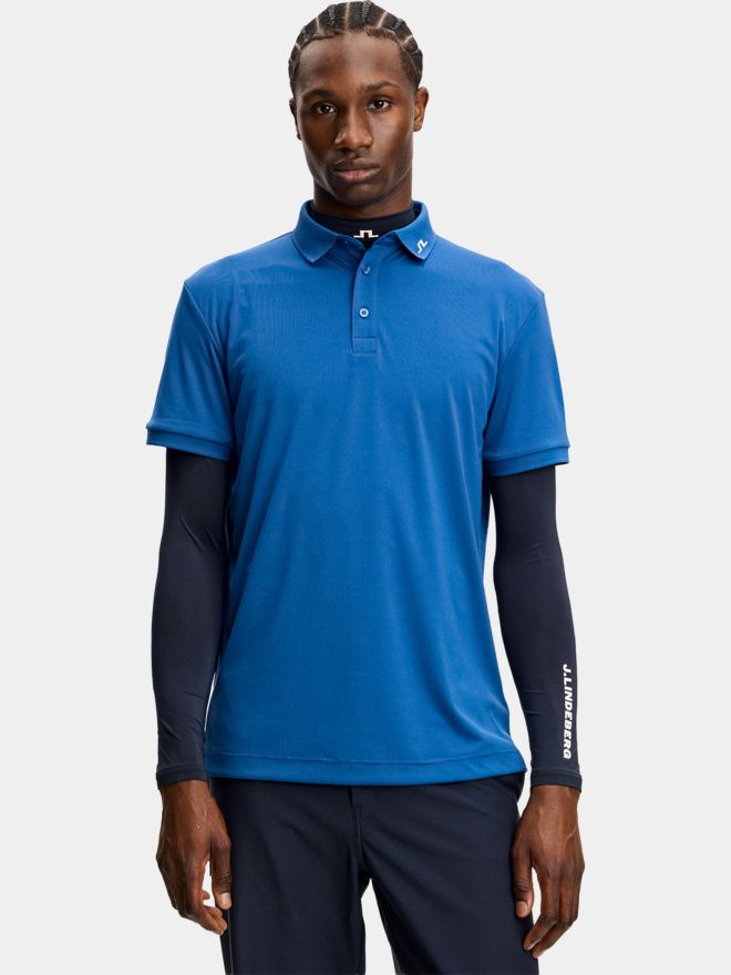 J.Lindeberg KV Halbarm Polo blau