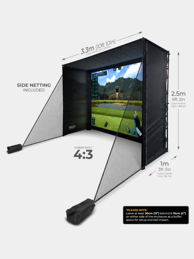 Sim Space Slim Abschlagbox 3.3 x 2.5 x 1.0 Meter Sonstige