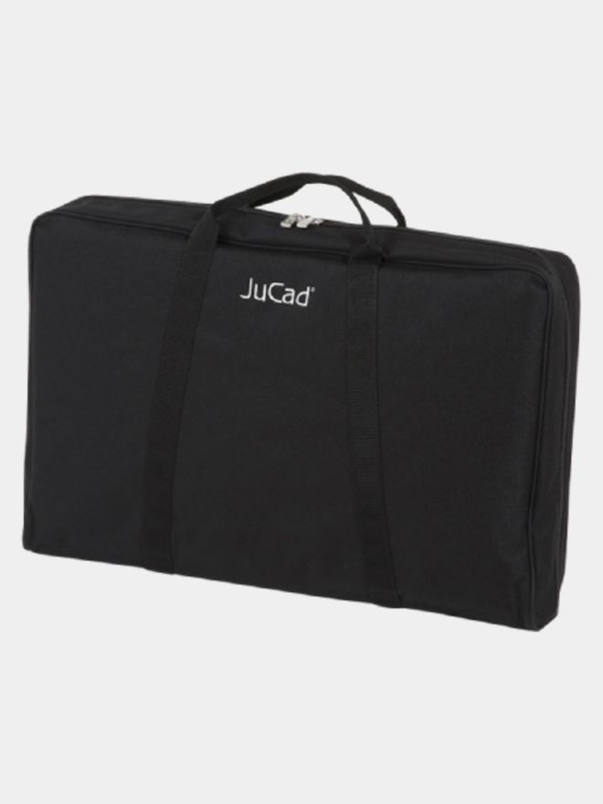 JuCad Carbon Shine Trolley inkl. Regenschirm schwarz