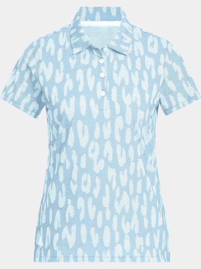 adidas W ULT JACQ SS polokošile s polovičním rukávem světle modrá
