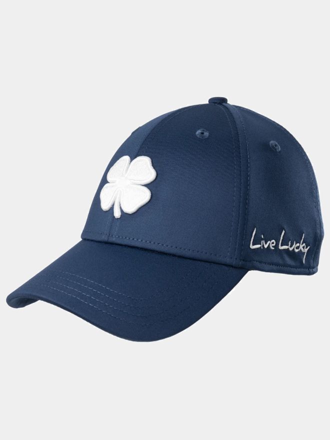 Black Clover Premium Clover Fitted Performance Cap navy