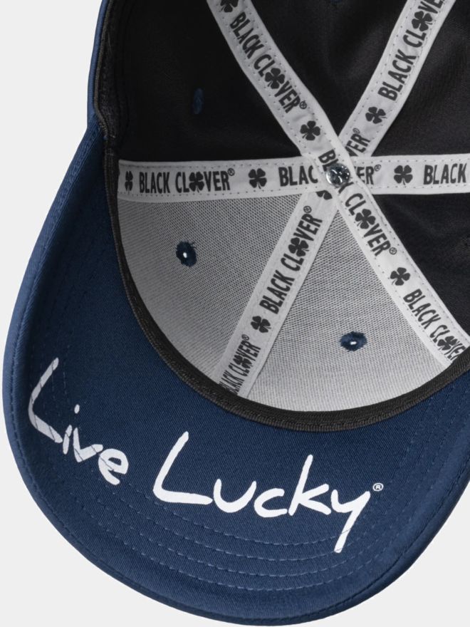 Black Clover Premium Clover Fitted Performance Cap navy