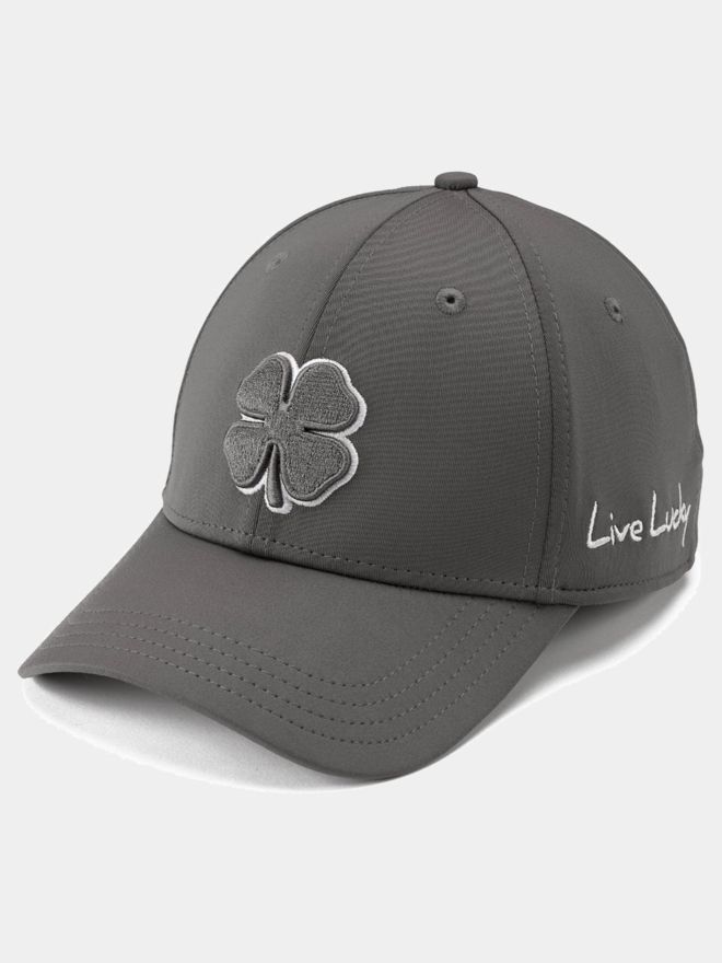 Black Clover Premium Clover Fitted Performance Cap grau