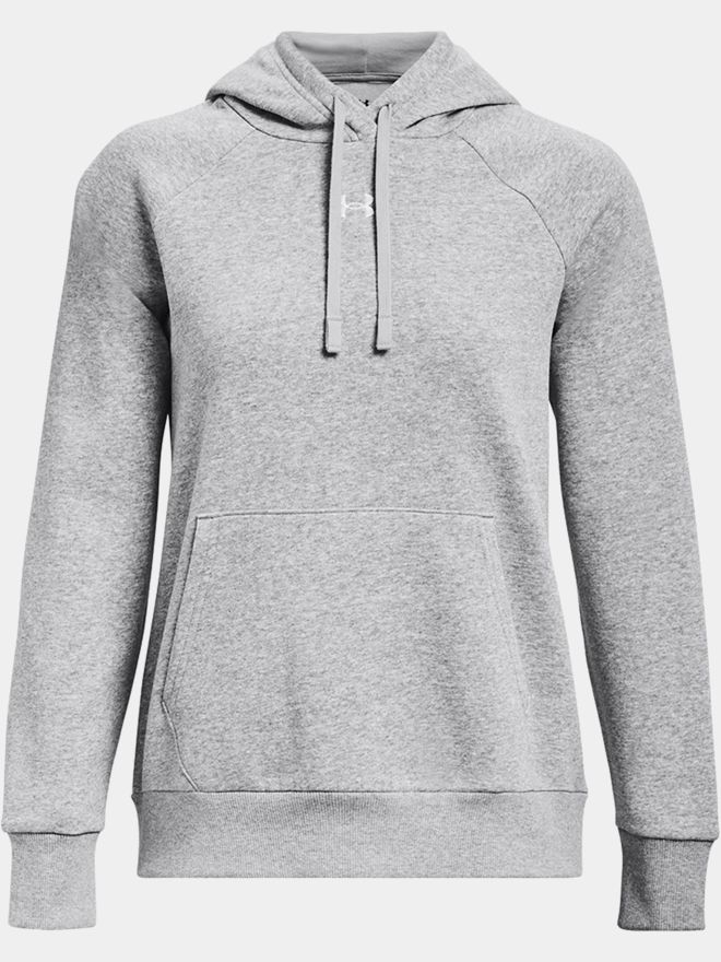 Under Armour Mikina s kapucí Rival Fleece – Mod šedý