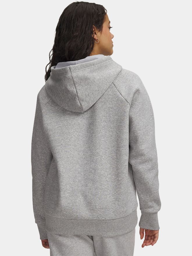 Under Armour Mikina s kapucí Rival Fleece – Mod šedý