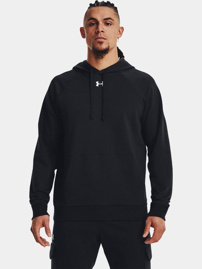 Under Armour Rival Fleece Hoodie schwarz