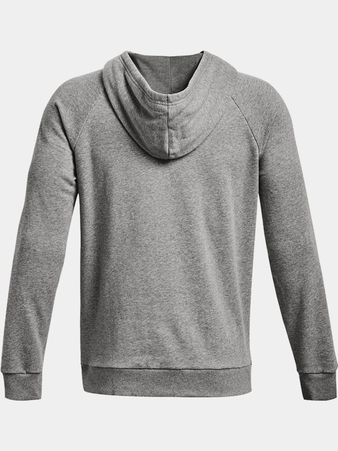 Under Armour Rival Fleece Hoodie- Castlerock Light Heather grau