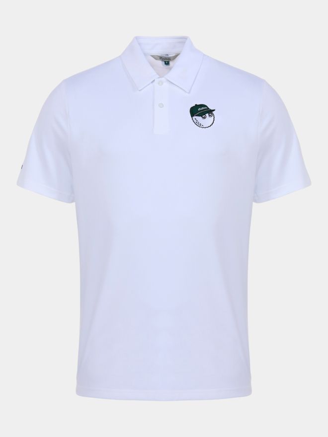 Malbon Fairway Baldwin Halbarm Polo weiß