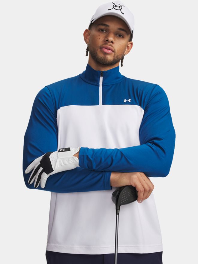 Under Armour T2G 1/4 Zip Stretch Midlayer blau