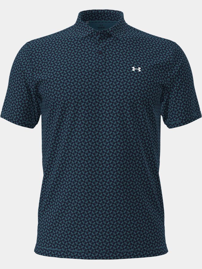 Under Armour T2G Diagonal Heartbeat Halbarm Polo navy