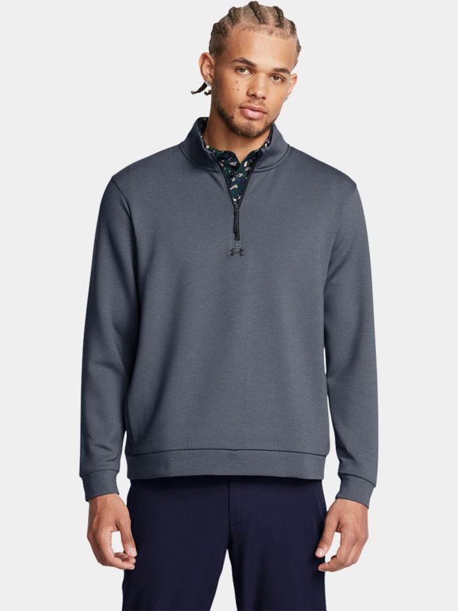 Under Armour Drive Pullover Stretch Midlayer grau
