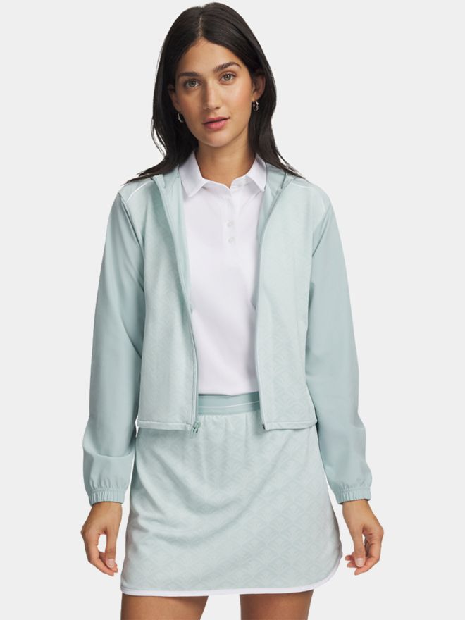Under Armour Drive FZ Hoodie Stretch Jacke hellblau
