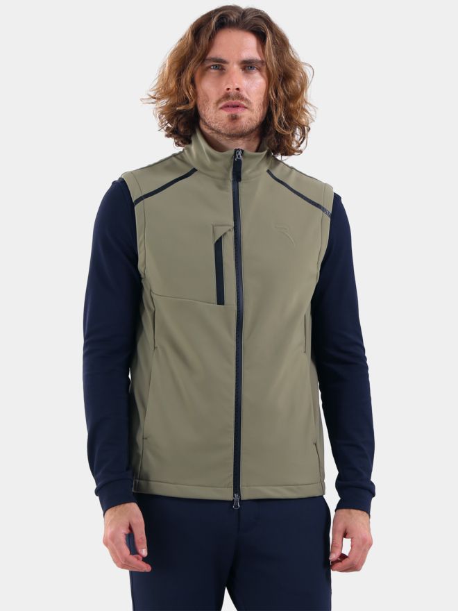 Chervo EMPORIO - Softshell Weste oliv