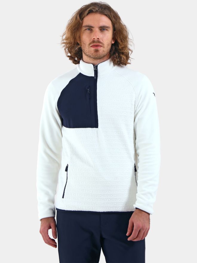 Chervo POSTERARO - Fleece Midlayer offwhite