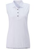 Ping Solene ohne Arm Polo weiß