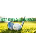 Golf House Gutschein zum Drucken Glückwunsch Ball