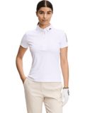 J.Lindeberg Tour Tech Golf Halbarm Polo weiß