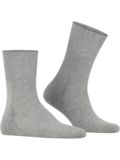 Falke Run Socke hellgrau