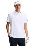 J.Lindeberg Tour Tech Reg Fit Golf Halbarm Polo weiß