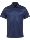 Daniel Springs print polo Halbarm Polo navy