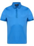 Daniel Springs polo Mercerisiert Halbarm Polo blau