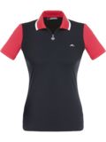J.Lindeberg Antonia Halbarm Polo navy