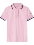 Cross STRIPE Halbarm Polo rosa