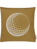 Golf House Kissen Golfball gelb