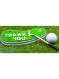 Golf House Gutschein zum Drucken Thank you set