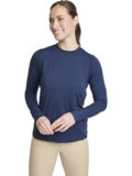 Backtee First Skin Round Neck Stretch Unterzieher navy